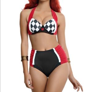 Queen of hearts bathing suit/outfit/bikini